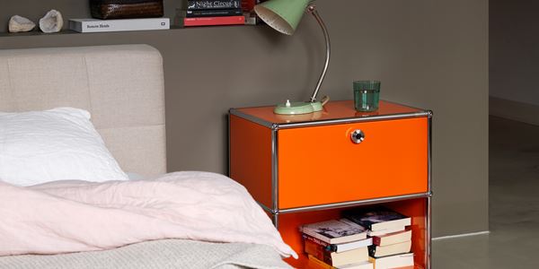 Bedside Tables Home Usm Modular, What Is The Size Of A Bedside Table